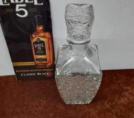 Glazen Whiskey karaf