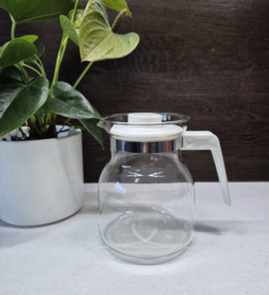 Vintage glazen theepot
