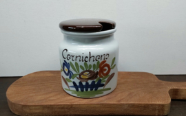 Aardewerk pot 'Cornichons'