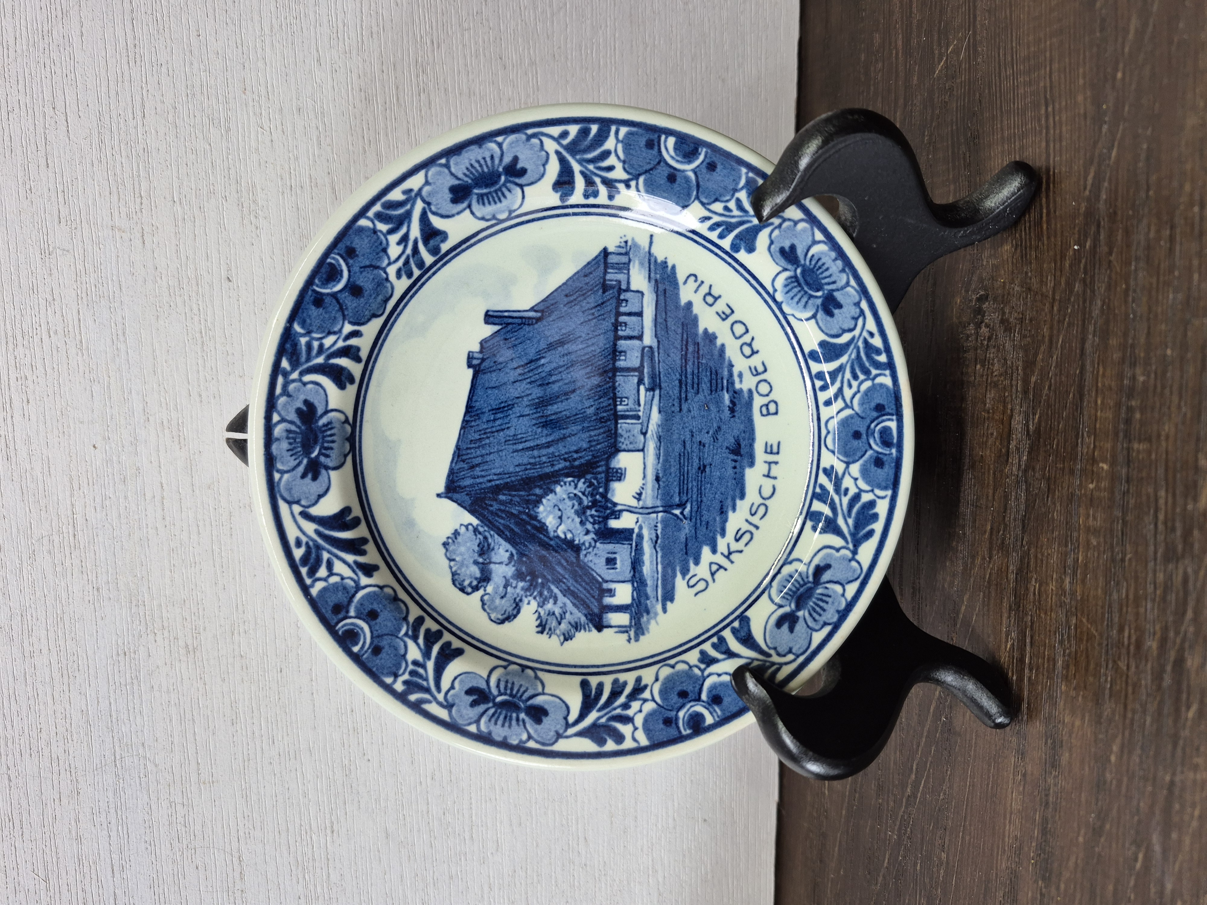 Delfts blauw bordje