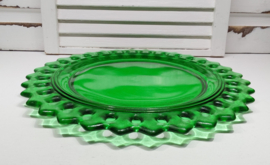 Groen glazen onderbord