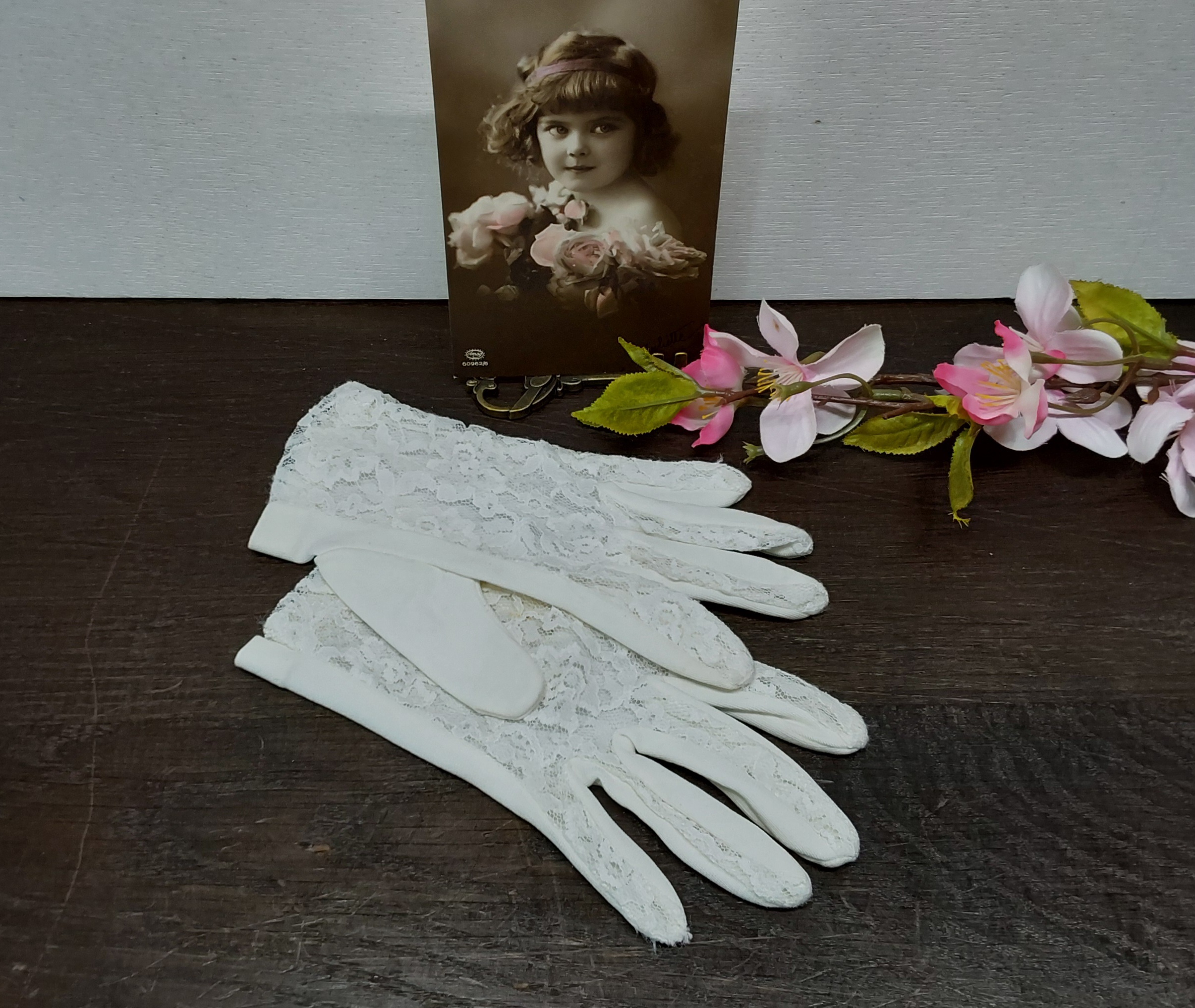 Vintage kinderhandschoentjes
