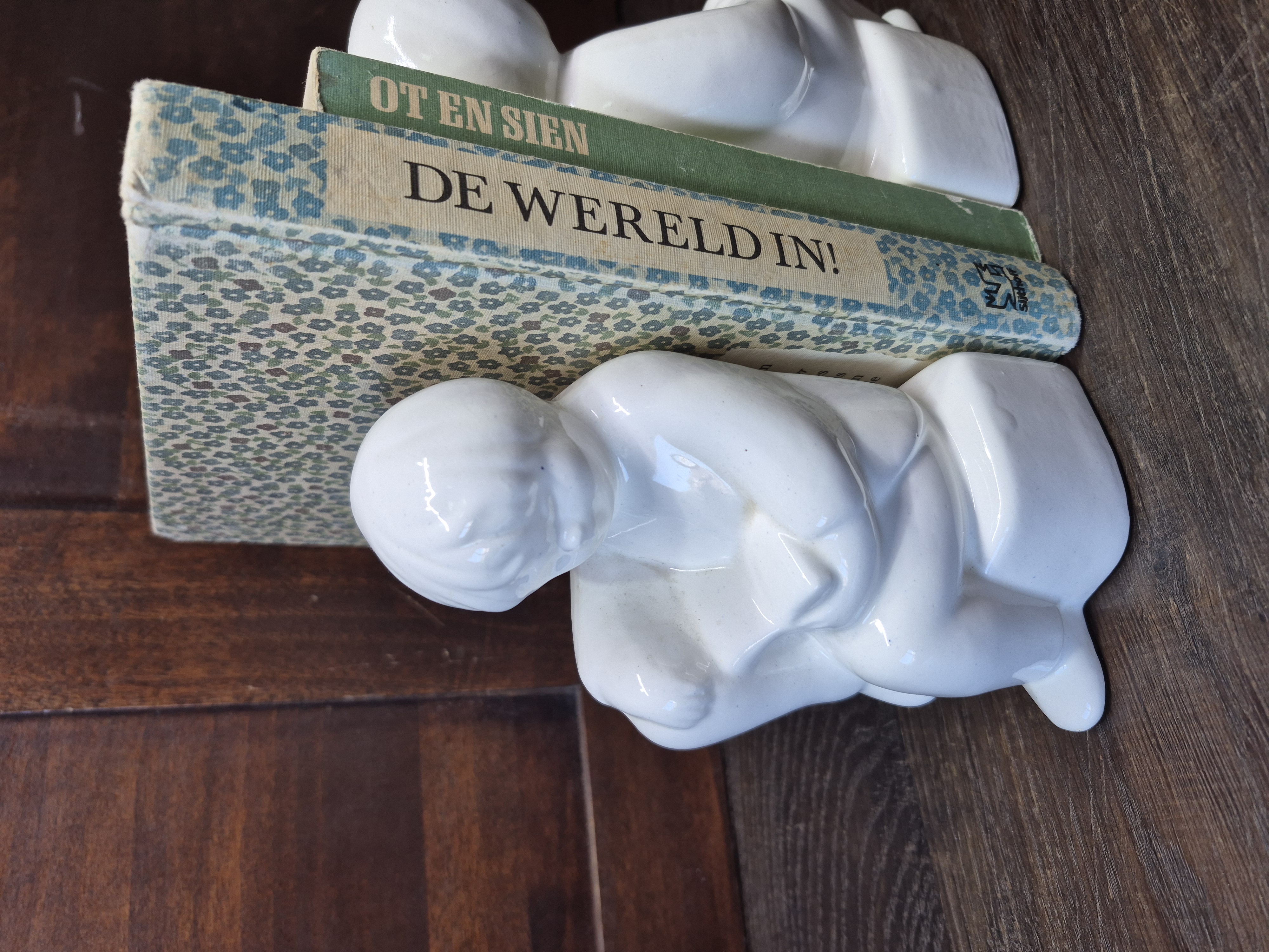 Keramiek boekensteunen