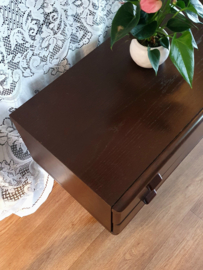 Vintage lage ladekast, dressoir