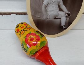 Matroesjka houten rammelaar