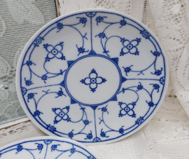 2 gebaksbordjes Blau Saks