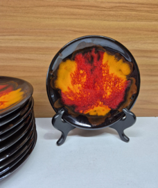 Retro 'Fat lava' gebaksbordje
