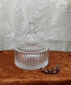 Boudoir potje van glas