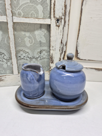 Roomstel Blauw Volendams aardewerk