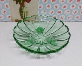 Groen persglas schaaltje