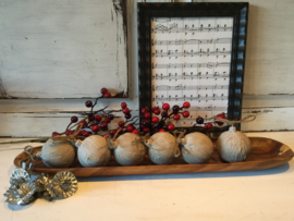 Stoere kerstballen, betonlook, verouderd