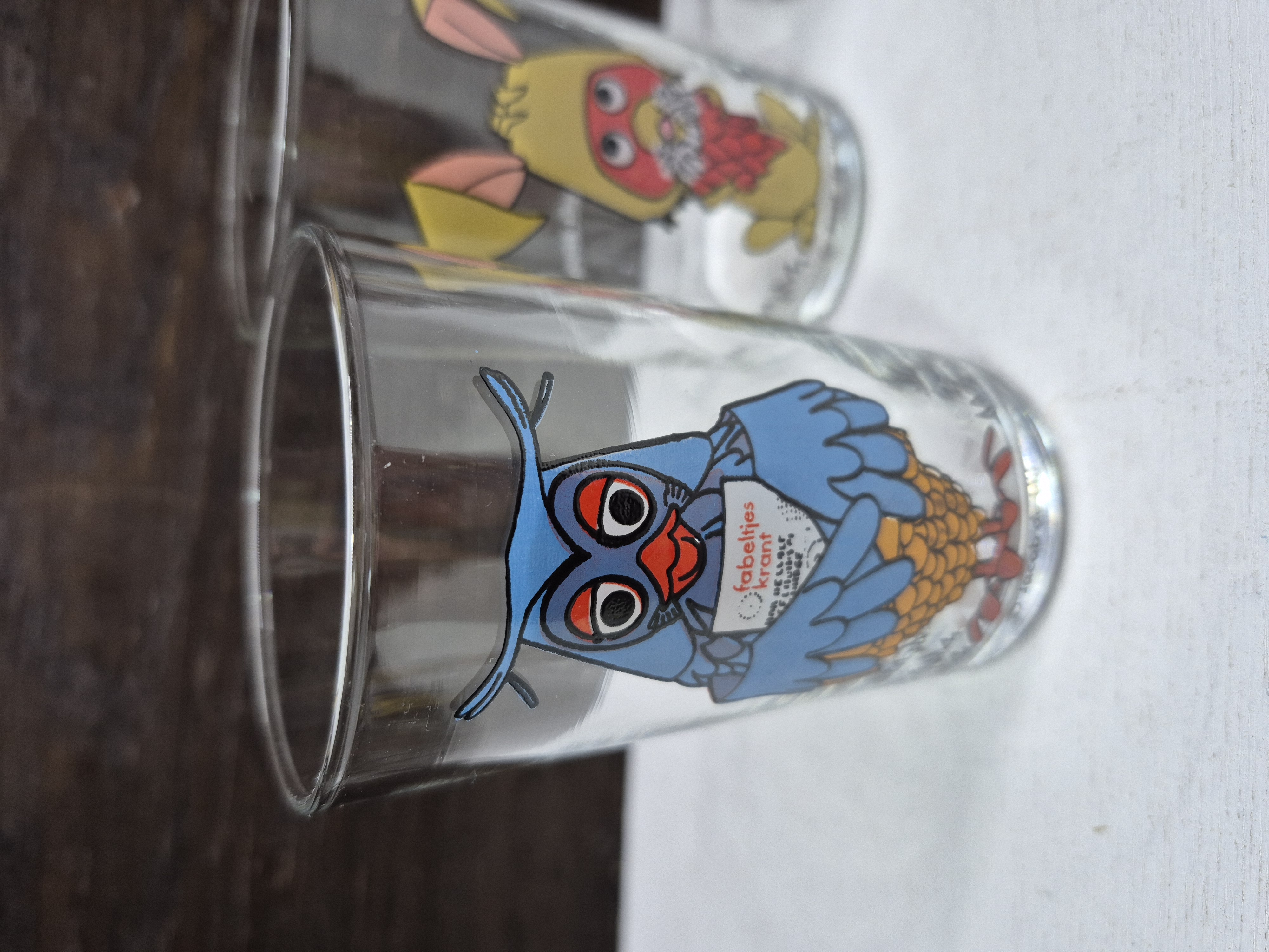 5 Fabeltjeskrant glazen