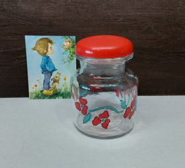Retro glazen stopfles