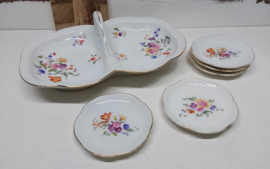 Porseleinen Petit four set