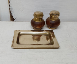 Vintage peper en zoutstelletje