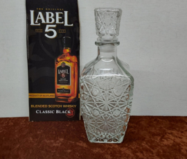 Glazen Whiskey karaf