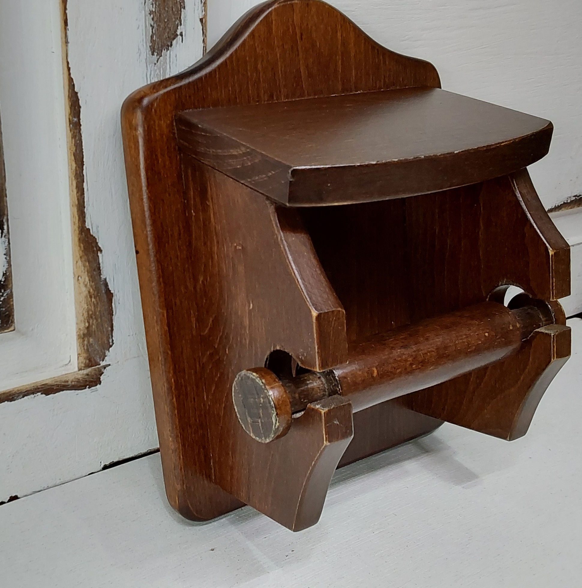 Ouderwetse WC rolhouder