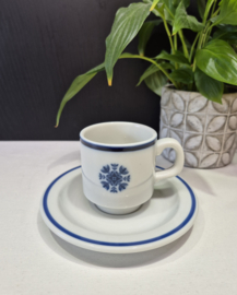 Mosa Maastricht porseleinen kop en schotel