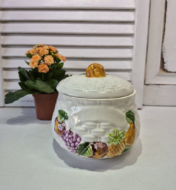 Majolica voorraad pot