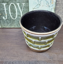 Vintage aardewerk bloempot