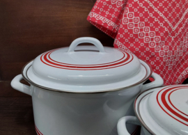 Vintage emaille pannen