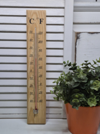 Houten thermometer