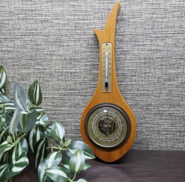 Vintage barometer en thermometer