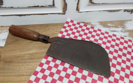 Brocante hakbijl, hout hiep