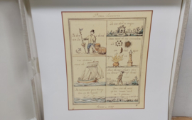 Cassette met tekeningen Anton Pieck