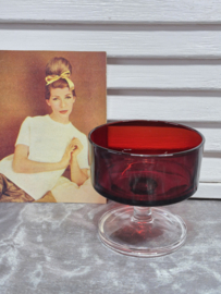 Luminarc Ruby red dessert glas