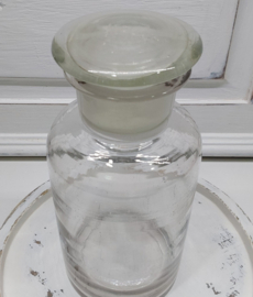 Oude apotheker stopfles