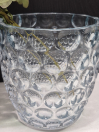 Vaas met lensglaasjes