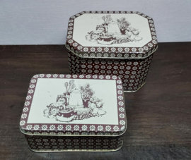 2 vintage blikjes