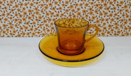 Duralex kopje, amberkleurig