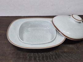 Vintage aardewerk botervloot