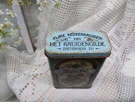 Oud specerijen blikje