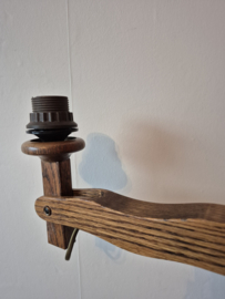 Houten schaarlamp