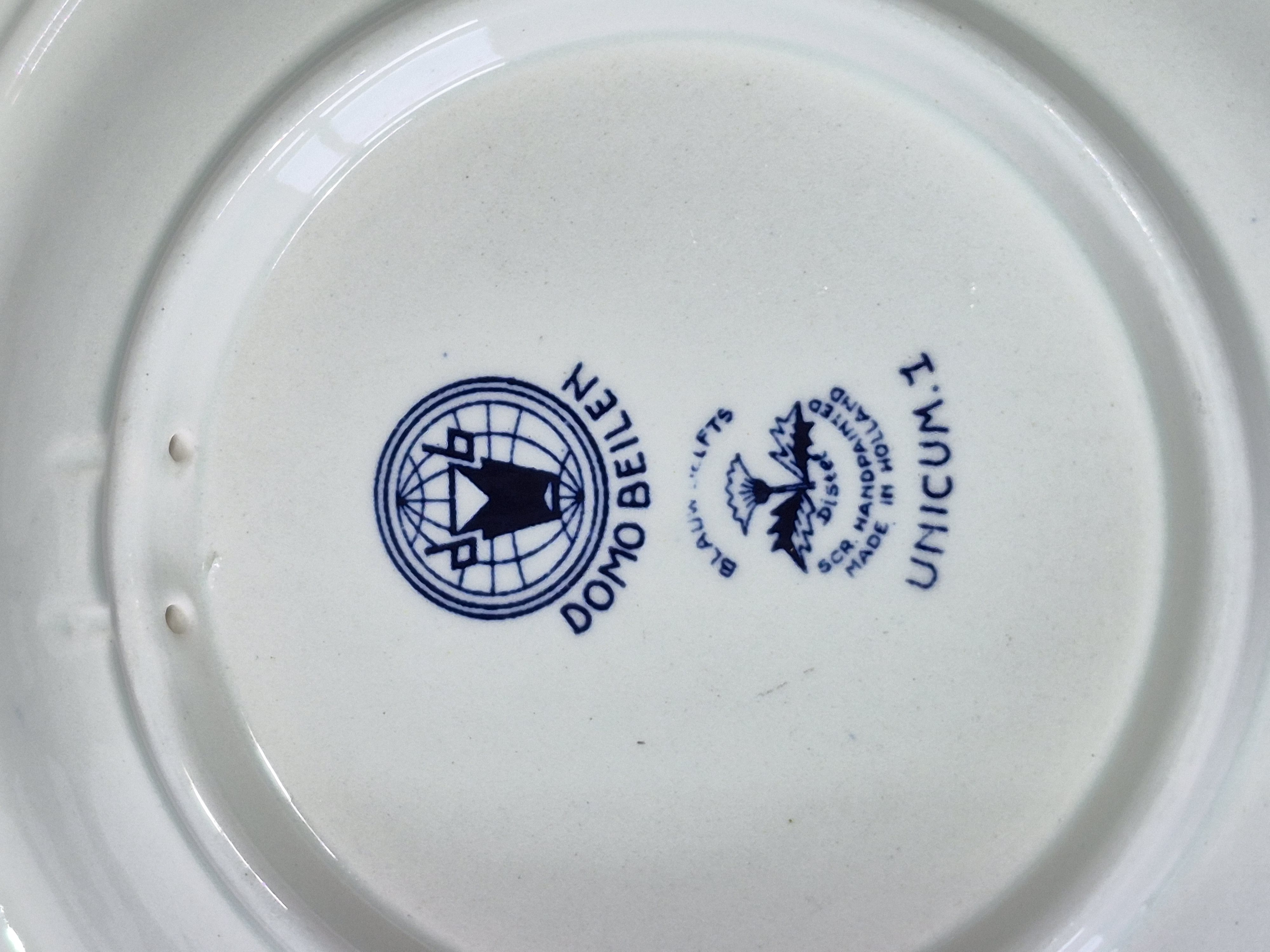 Delfts blauw bordje