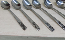 6 Vintage theelepels