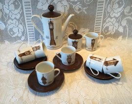 Mitterteich Bavaria, koffieservies klokken