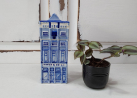 Amsterdams huisje Delfts blauw