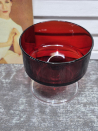 Luminarc Ruby red dessert glas