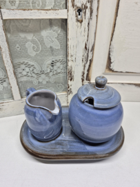Roomstel Blauw Volendams aardewerk
