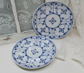 2 gebaksbordjes Blau Saks