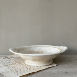 AW20111003 Antique Dutch serving dish stamp - Société Céramique Maestricht - period: 1900-1957. Beautifully buttered and in perfect condition! Size: 23 cm. cross section / 5.5 cm. high.