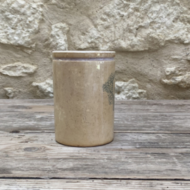 AW20111196 Antique French confiture jar - Félix Potin Paris - (see photos for details) in beautiful buttered condition! Size: 13.5 cm high / 9 cm cross section