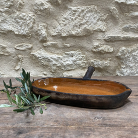 AW20111266 Antique French oven dish size no: 3 in beautiful condition! Size: 38.5 cm long / 21.5 cm wide / 5 cm high