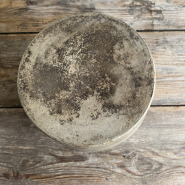 AW20111123 Old French grès pottery pot in beautiful condition! Size: 21 cm high / 17.5 cm cross section.