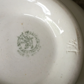 AW20110667 Old bowl content 1.5 liter stamp - Société Céramique Maestricht made in Holland - in perfect condition! Size: 11 cm. high / 19.5 cm / diameter.