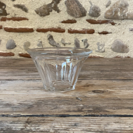 OV20111059 Old French confiture jar of mouth-blown glass marked - Bayel - content: 375 grams in perfect condition! Size: 8 cm high / 12 cm cross section
